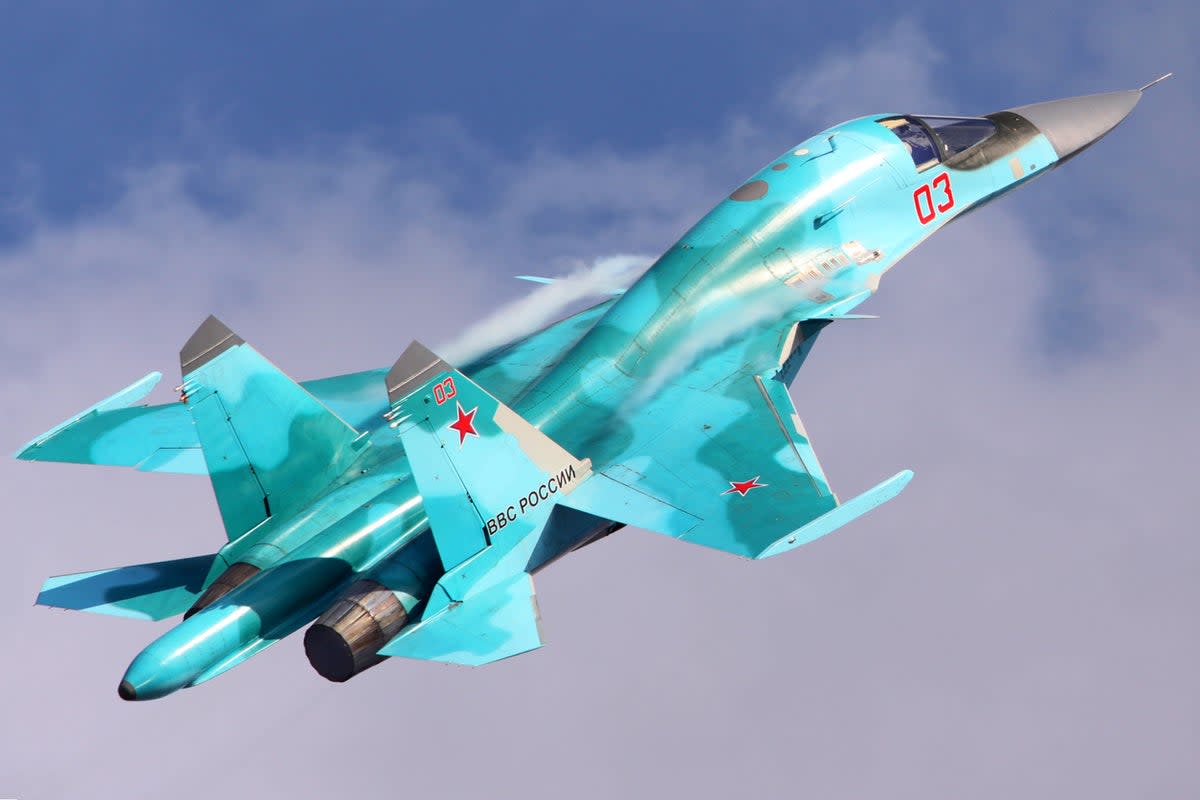 A Russian Air Force Sukhoi Su-34 fighter jet (Getty Images)