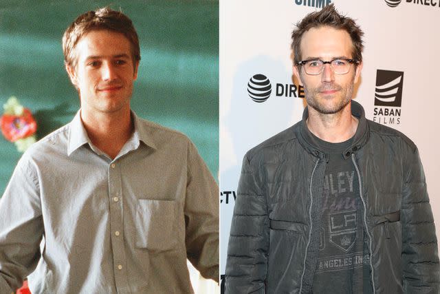 <p>Suzanne Hanover/20th Century Fox/Kobal/Shutterstock; Jerritt Clark/Getty</p> Michael Vartan in Never Been Kissed and now