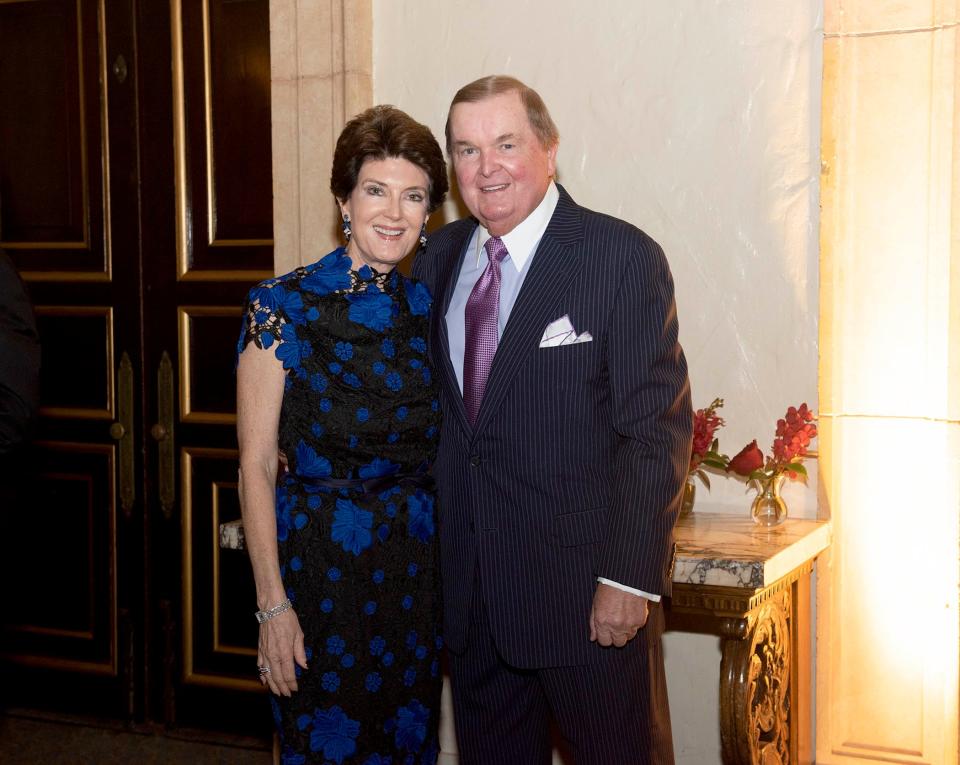 Melinda and Tom Hassen at the Palm Beach Island Hospice Foundation Hospice Evening at The Breakers in February 2023. The 2025 Hospice Evening is scheduled for Feb. 6 at The Breakers.