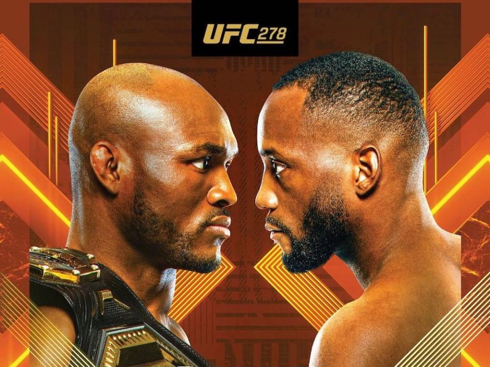 UFC 278 poster.