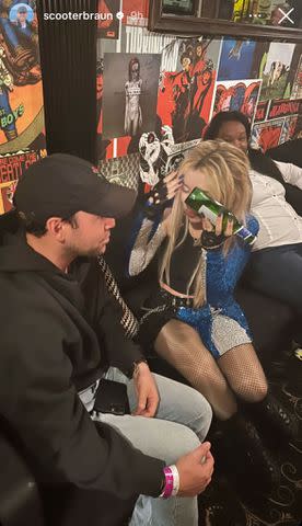 <p>Scooter Braun/Instagram</p> Scooter Braun and Ava Max