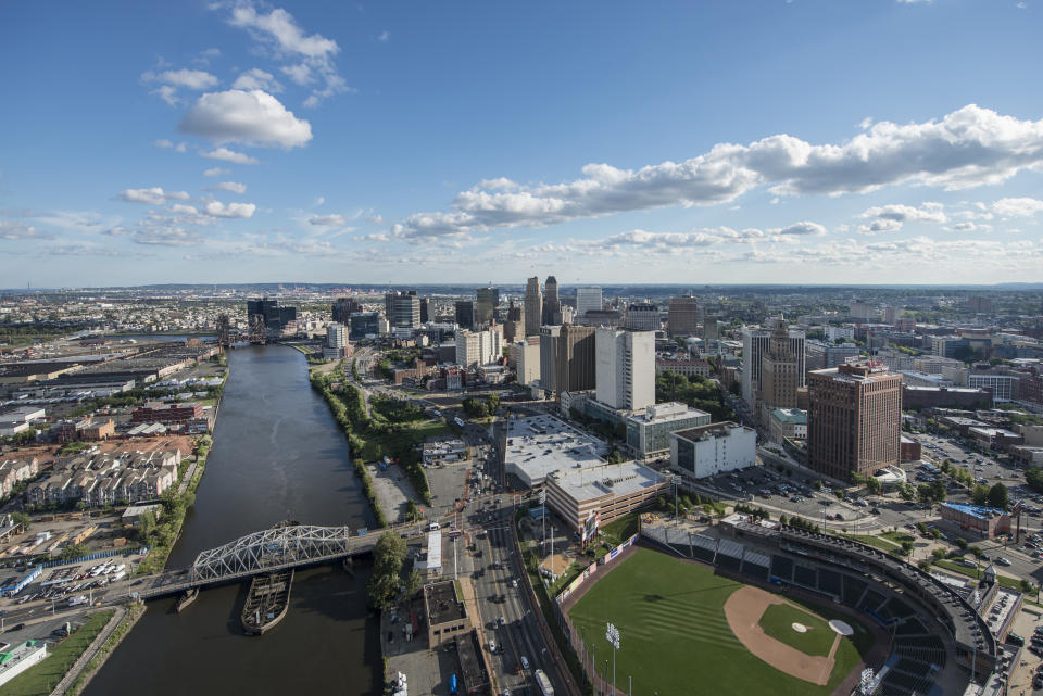 Vista aérea de Newark, Nueva Jersey. Foto: Getty Images