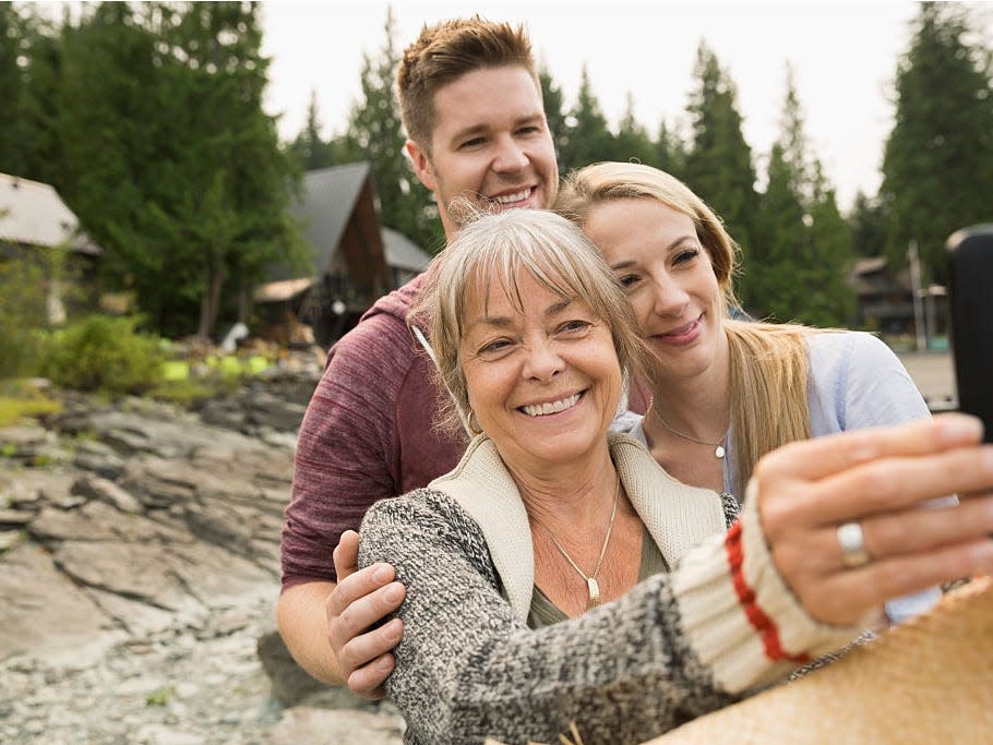 mother in law selfie