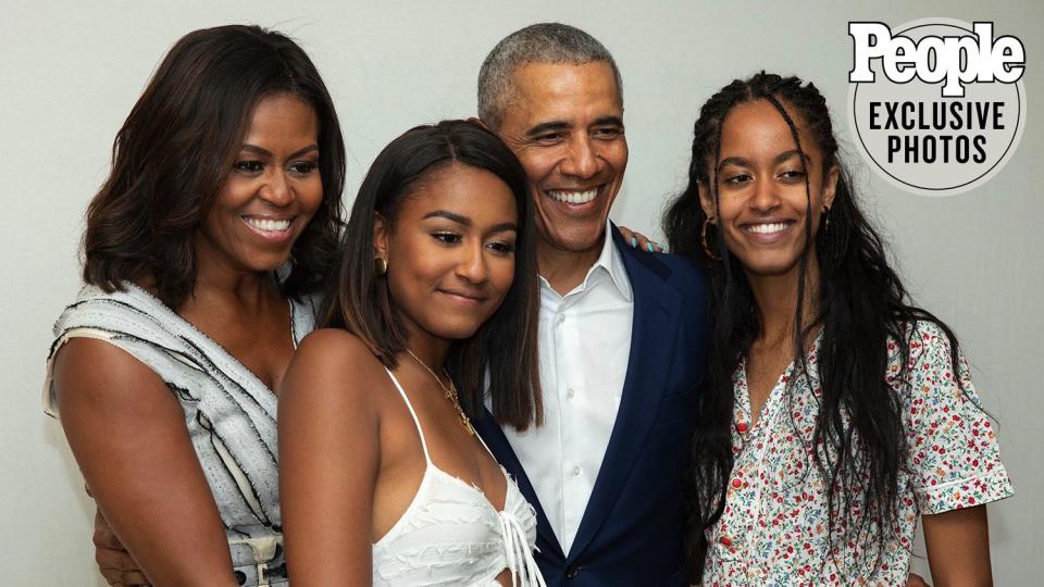 <p>In the four years since their dad left office, Malia, 23, and Sasha, 20, are both in college. Amid the coronavirus pandemic, the pair have been social distancing with their parents and taking classes <a href="https://people.com/politics/michelle-obama-sasha-malia-learning-from-home-during-pandemic/" rel="nofollow noopener" target="_blank" data-ylk="slk:remotely;elm:context_link;itc:0;sec:content-canvas" class="link ">remotely</a>.</p> <p>"Malia and Sasha have been with us almost continuously since March, with just a few breaks," their dad <a href="https://people.com/politics/obamas-share-family-photo-as-sasha-and-malia-are-great-friends/" rel="nofollow noopener" target="_blank" data-ylk="slk:told PEOPLE;elm:context_link;itc:0;sec:content-canvas" class="link ">told PEOPLE</a>. </p> <p>"Like a lot of families who are lucky enough not to have to worry about losing a job, or a family member getting sick, there are times where it's felt claustrophobic, I'm sure, for them," Obama said of his girls.</p> <p>But he admits that "for Michelle and me as parents, to have this bonus time where your kids are having dinner with you every night and we're playing games and watching movies together — there's been a lot of joy to that." </p>