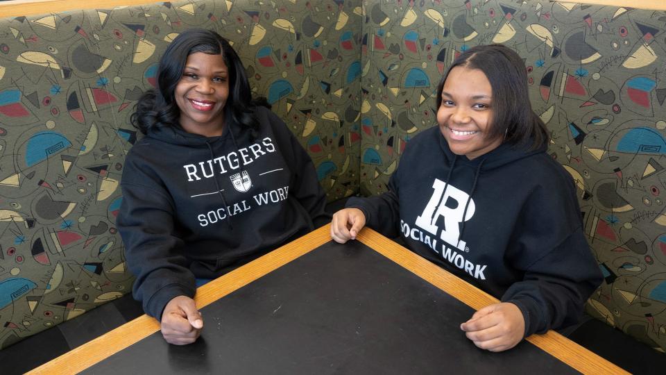 Latonya Johnson and her daughter Laila Birchett are graduating together this May from the School of Social Work.