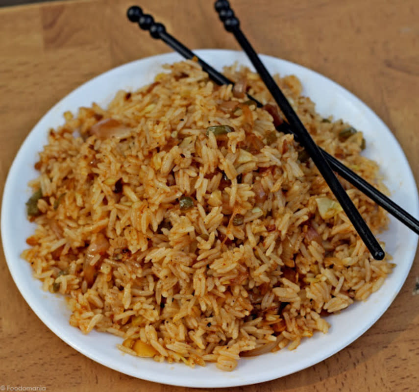 <p><strong>Get the recipe here: <a href="https://foodomania.com/garlic-fried-rice/" rel="nofollow noopener" target="_blank" data-ylk="slk:Garlic Fried Rice;elm:context_link;itc:0;sec:content-canvas" class="link ">Garlic Fried Rice</a></strong></p>