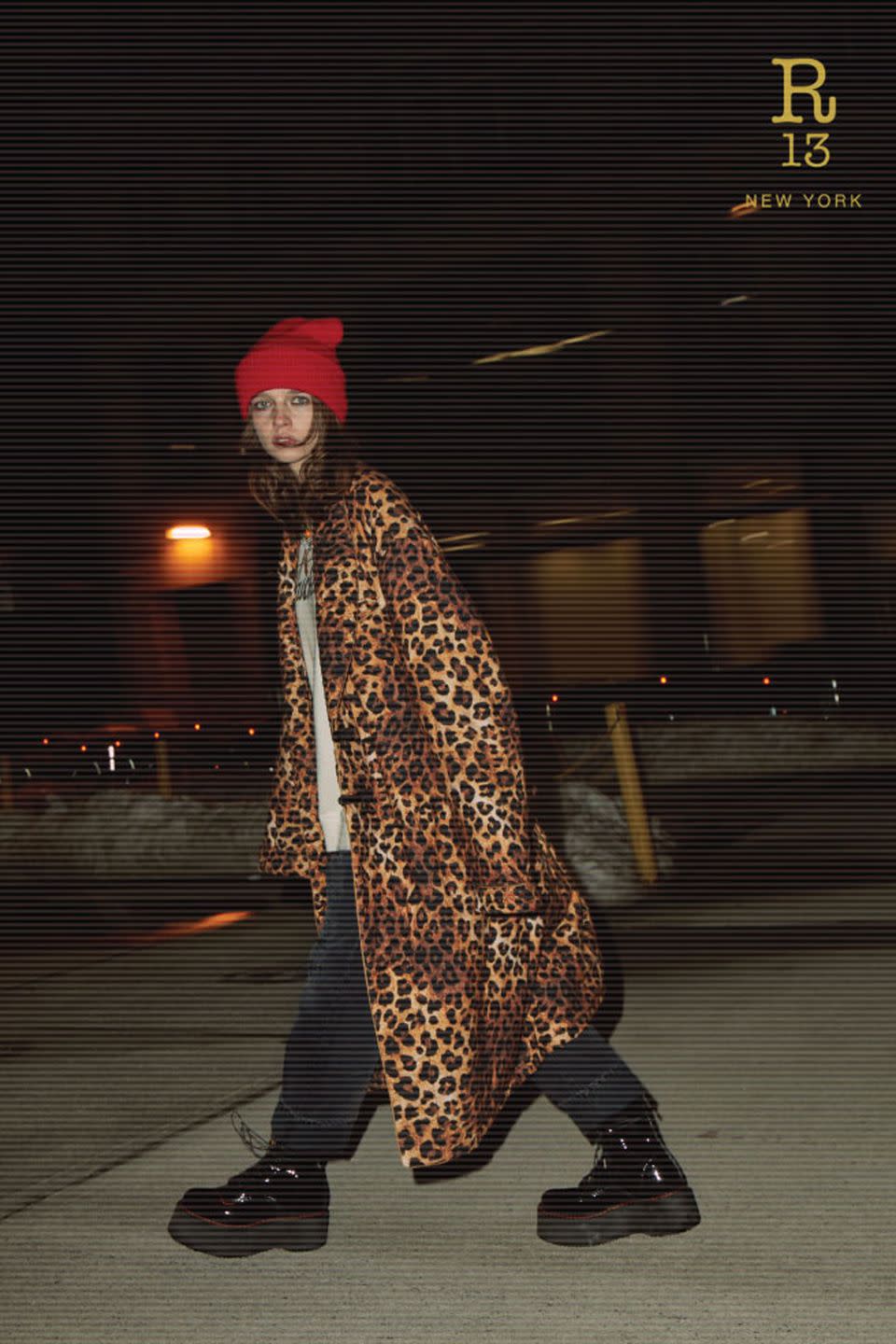 10) Leopard-Print Coats