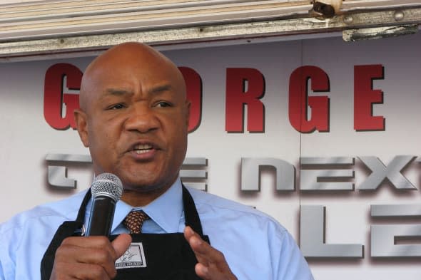 George Foreman launches British Heart Foundation fundraising campaign