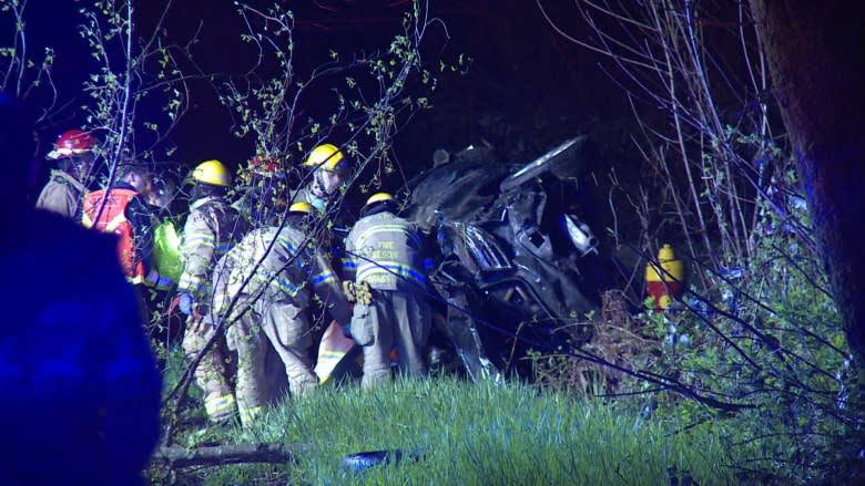 Fatal crash in Coquitlam kills man, sends woman to hospital