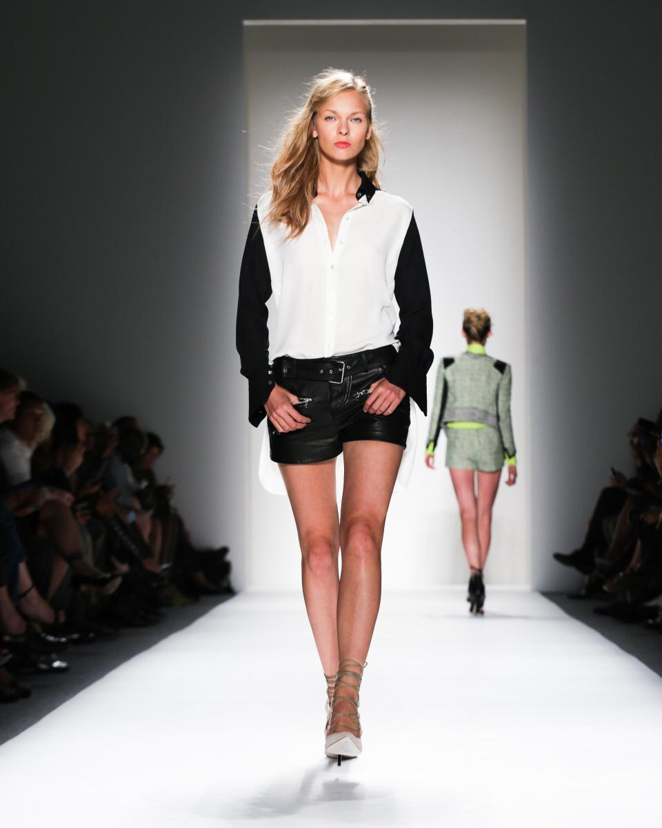 In this Thursday, Sept. 5 2013, photo, fashion from the Marissa Webb Spring 2014 collection is modeled during Fashion Week in New York. (AP Photo/Marissa Webb)