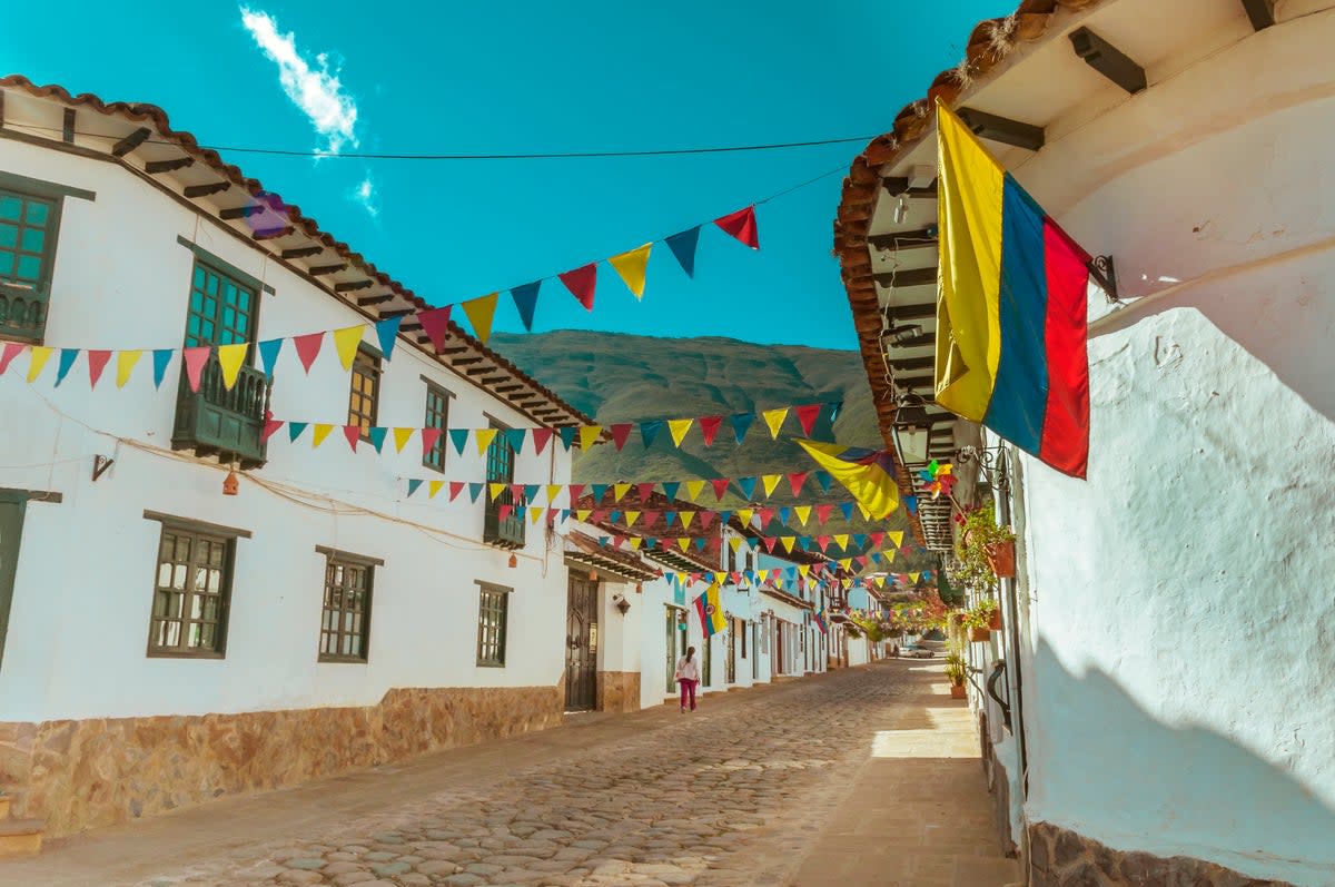 The whitewashed walls of Villa de Leyva sit in Colombia’s emerald Boyacá (Getty Images/iStockphoto)