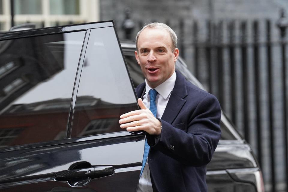 Deputy PM Dominic Raab (Stefan Rousseau/PA)