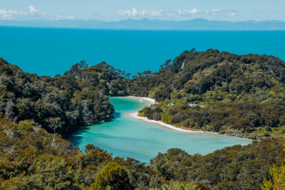 Abel Tasman in New Zealand offers azure waters and pristine, secluded beaches (Unsplash)