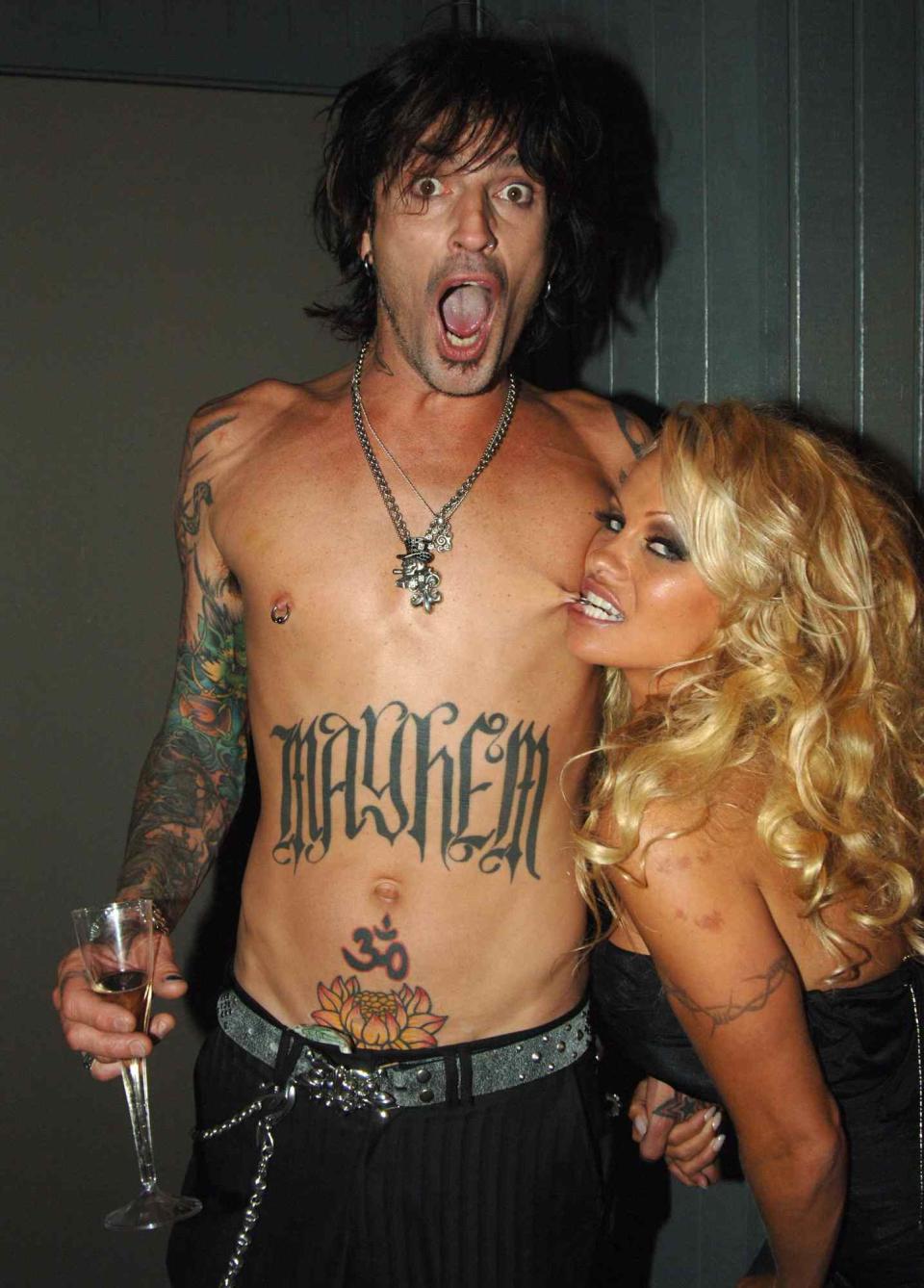 Tommy Lee and Pamela Anderson