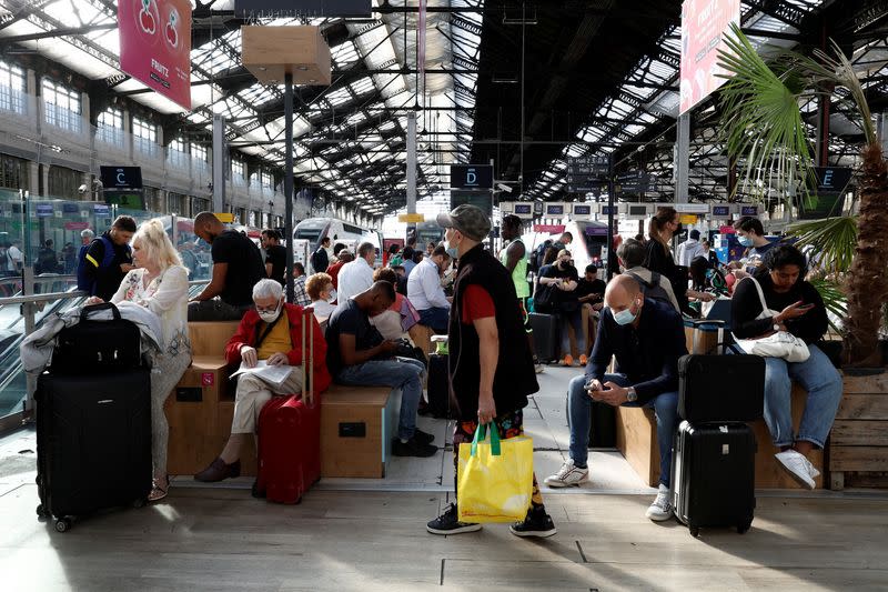 National strike of France's national state-owned railway company SNCF