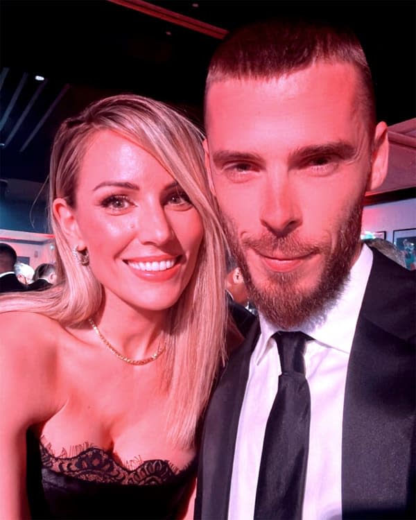 Edurne y David de Gea en la gala