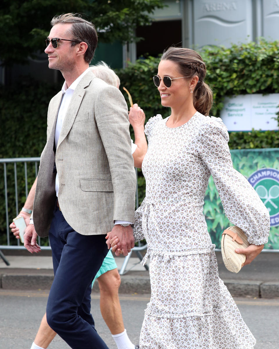 Middleton was joined by her husband, James Matthews. (Photo: Neil Mockford/GC Images)