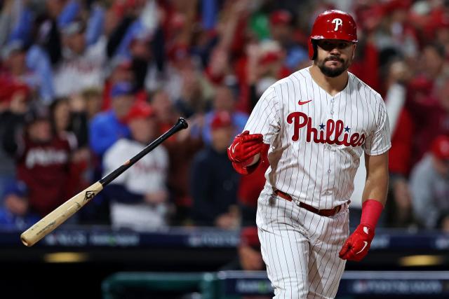Watch: Indiana star Kyle Schwarber hits two solo home runs for Phillies in  NLCS Game 2