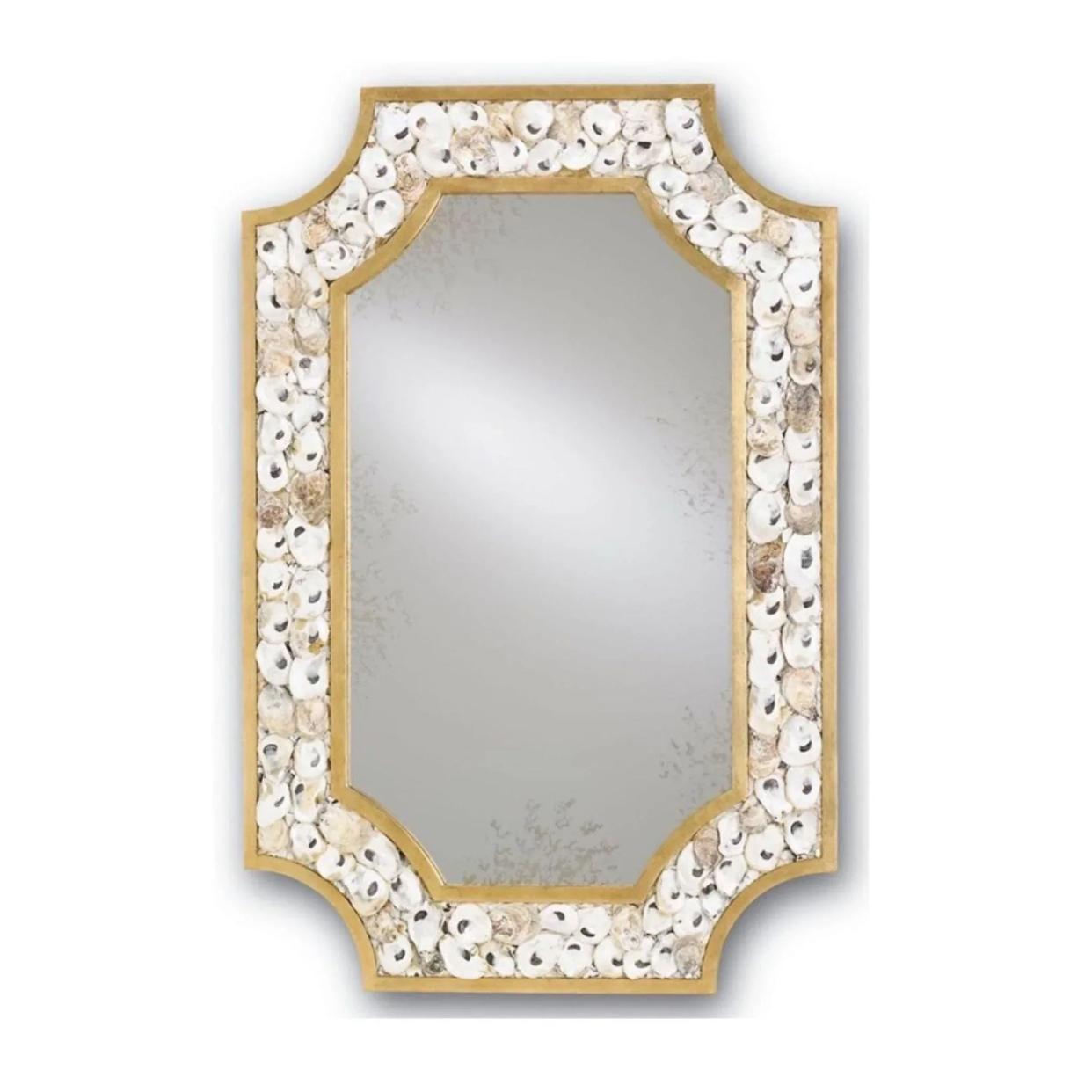 <p><a href="https://go.redirectingat.com?id=74968X1596630&url=https%3A%2F%2Fwww.wellappointedhouse.com%2Fproducts%2Fcoastal-rectangular-mirror-with-scalloped-oyster-shell-frame%3F_pos%3D6%26_sid%3D75cb49e41%26_ss%3Dr&sref=https%3A%2F%2F" rel="nofollow noopener" target="_blank" data-ylk="slk:Shop Now;elm:context_link;itc:0;sec:content-canvas" class="link rapid-noclick-resp">Shop Now</a></p><p>Mirror with Oyster-Shell Frame</p><p>wellappointedhouse.com</p><p>$1200.00</p>