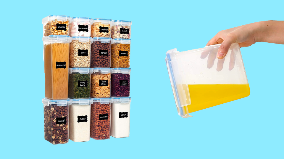 Stay organized with this set of food storage containers from Vtopmart.