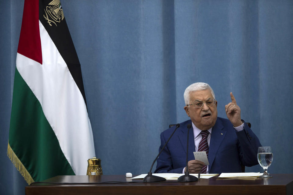 Image: Palestinian President Mahmoud Abbas (Majdi Mohammed / AP file)