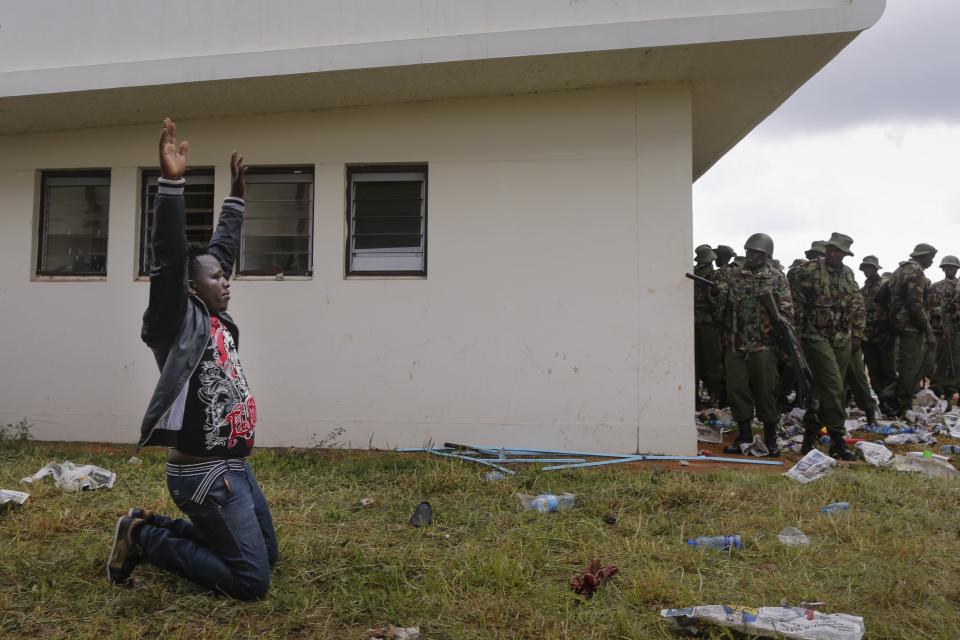 Kenya president sworn in amid opposition protests