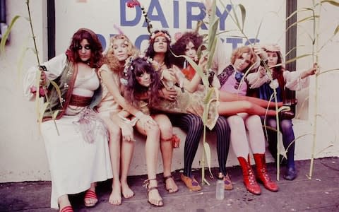 Pamela Des Barres and her short-lived girl band the GTOs