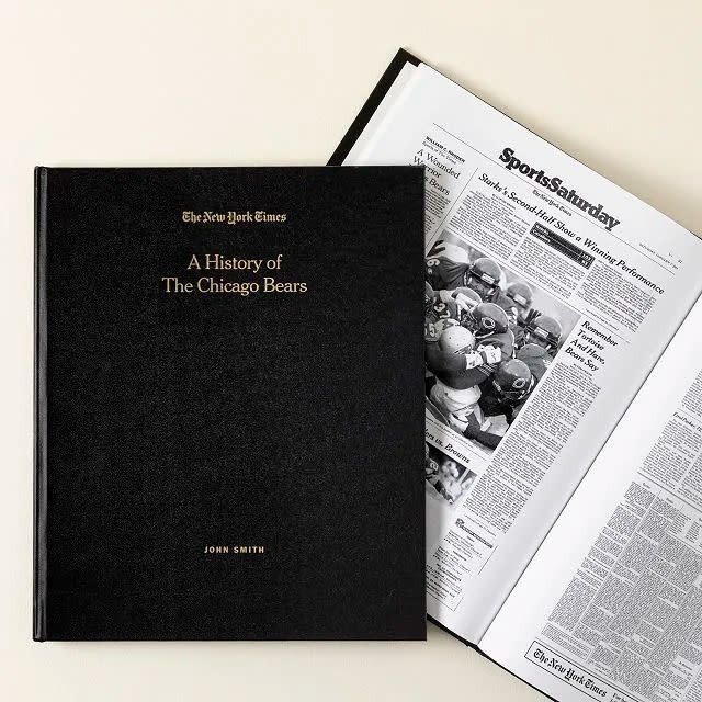 4) New York Times Custom Football Book