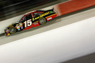 DARLINGTON, SC - MAY 12: Clint Bowyer, driver of the #15 5-hour Energy Toyota, races during the NASCAR Sprint Cup Series Bojangles' Southern 500 at Darlington Raceway on May 12, 2012 in Darlington, South Carolina. (Photo by Geoff Burke/Getty Images for NASCAR)