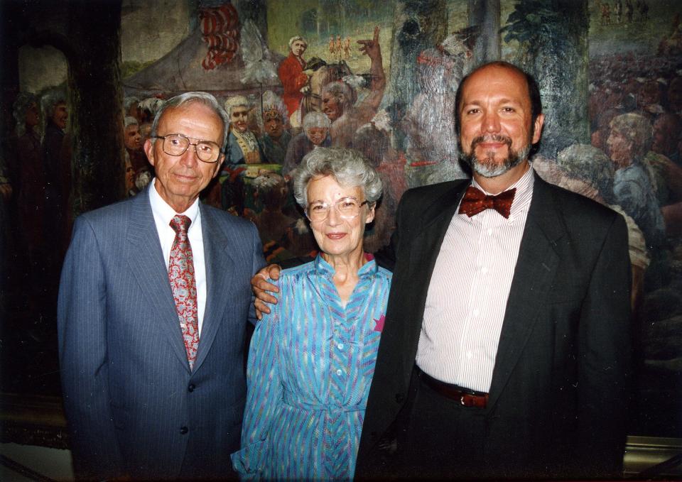 Steve Cotham and his parents