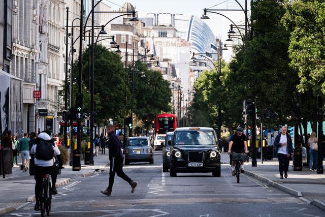 Oxford Street during the day