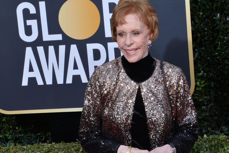 Carol Burnett is set to be a presenter at Monday's Emmy Awards ceremony in Los Angeles. File Photo by Jim Ruymen/UPI
