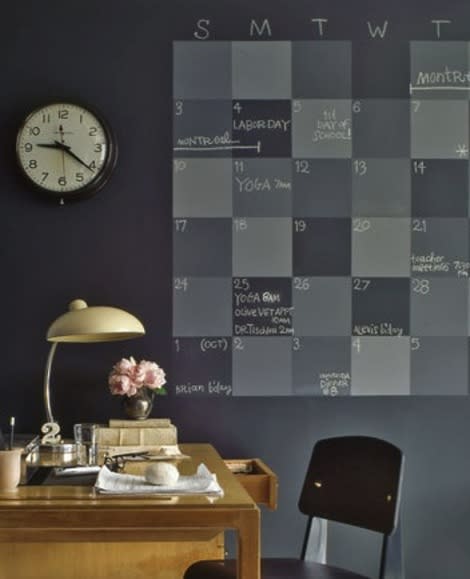 Chalkboard Wall Calendar