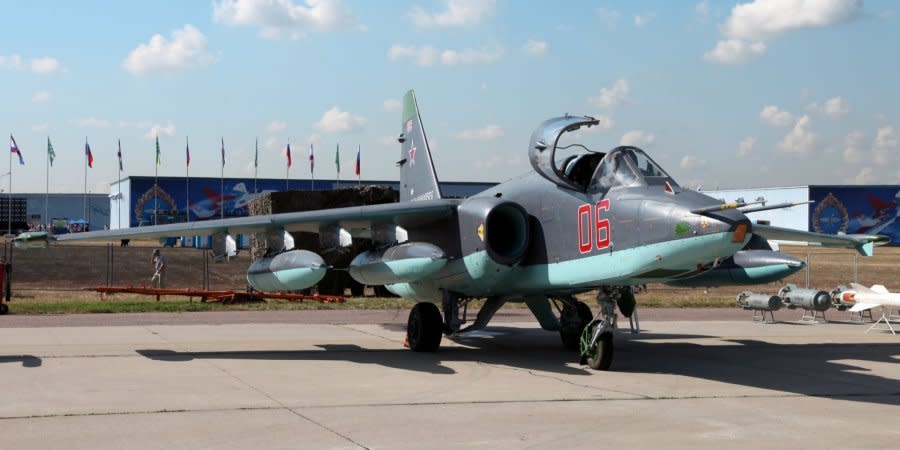 Su-25 single-seat armored subsonic attack aircraft