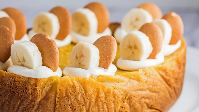 slow cooker banana pudding cake