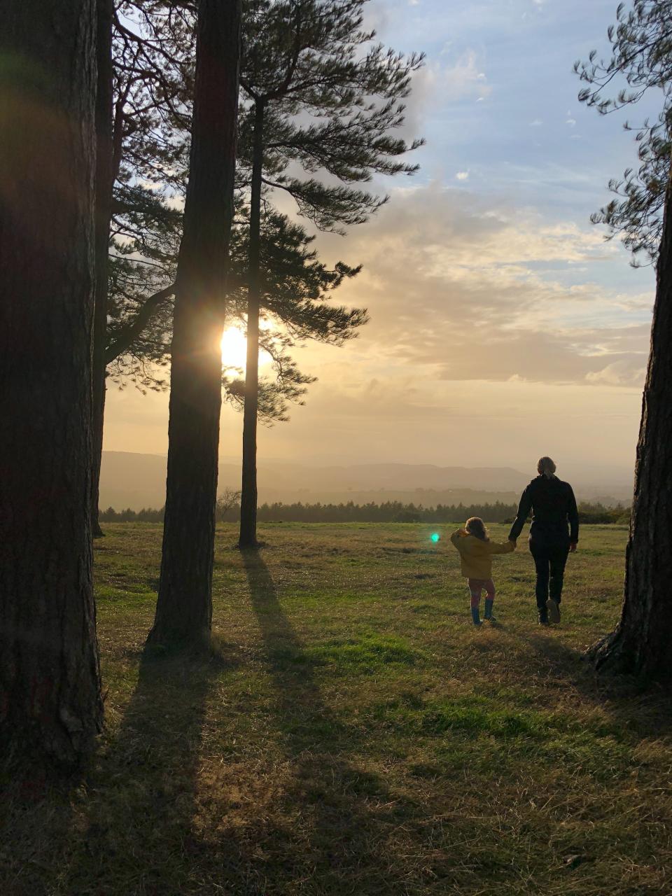 The trees provided shelter and a playground for RosaGemma Thompson