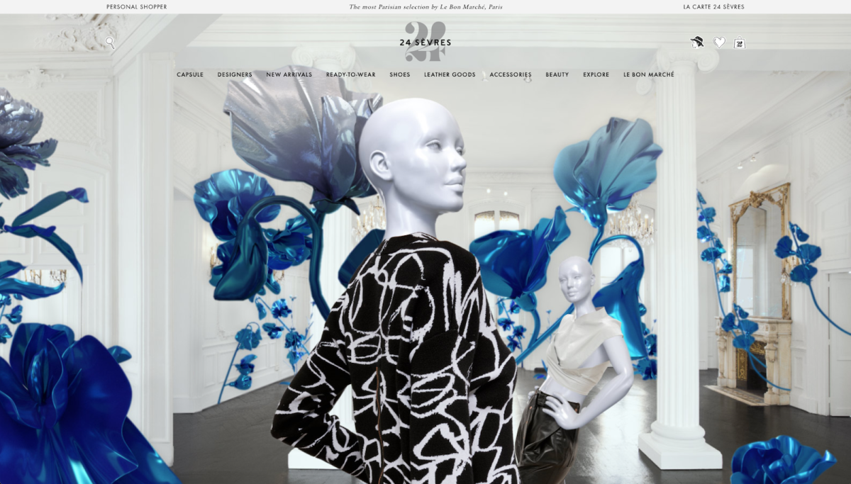 LVMH launches new e-commerce shopping website - 24 Sevres fashion site