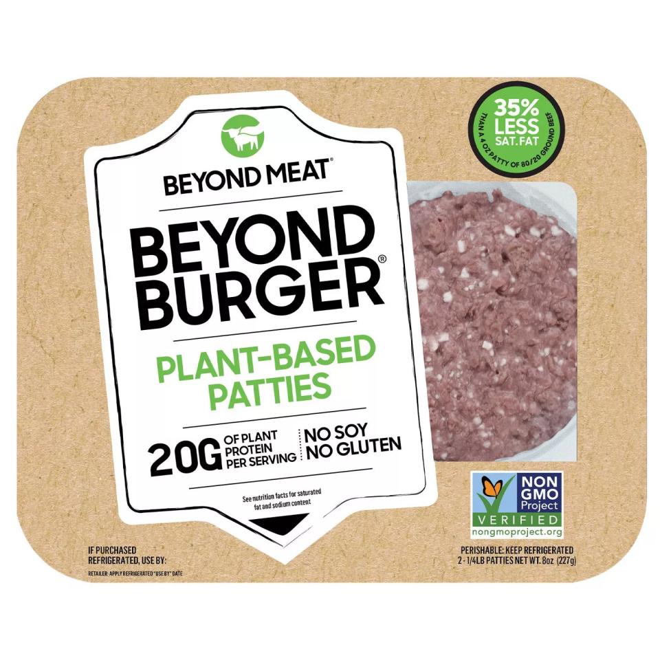 1) Beyond Meat Burgers, 2-Count