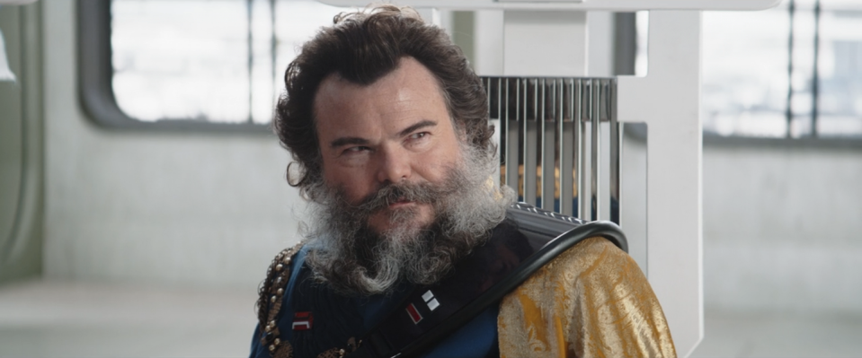 jack black the mandalorian captain bombardier