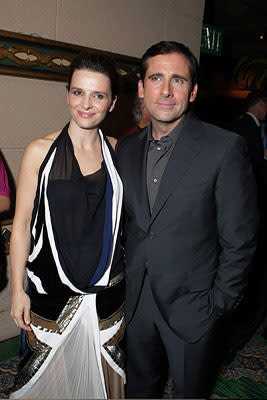 Juliette Binoche and Steve Carell at the Los Angeles premiere of Touchstone Pictures' Dan in Real Life