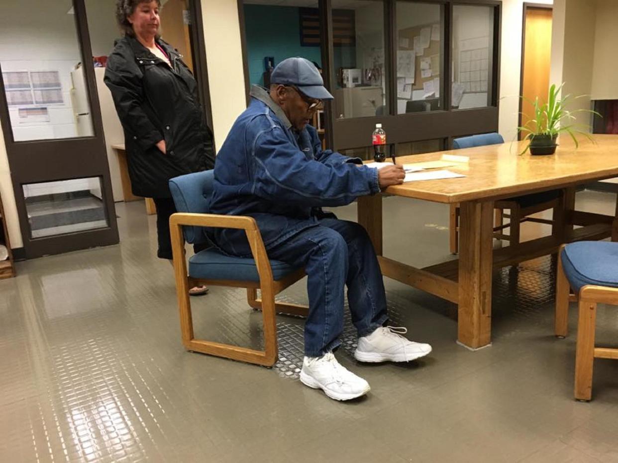 OJ Simpson is released from Lovelock Correctional Centre, Nevada: Nevada Department of Corrections