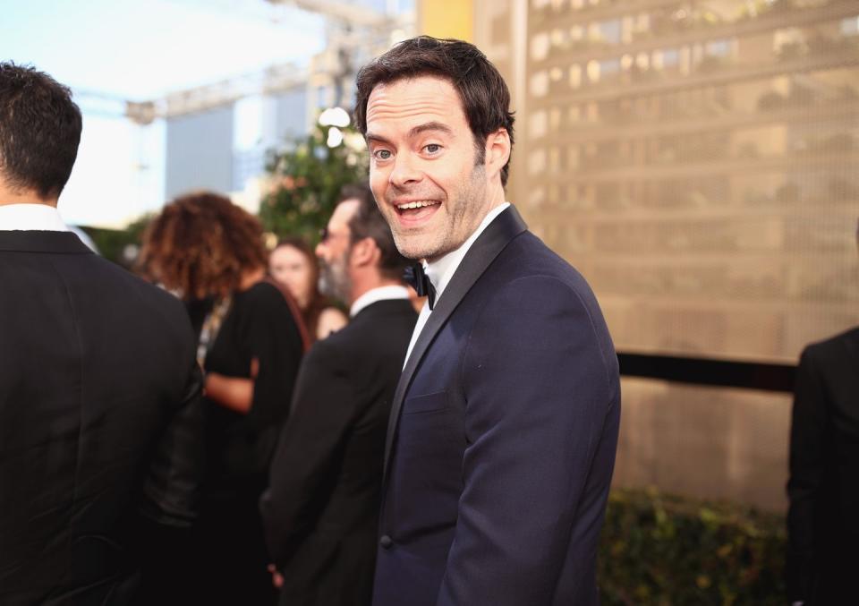 29) Bill Hader worked at a movie theater.