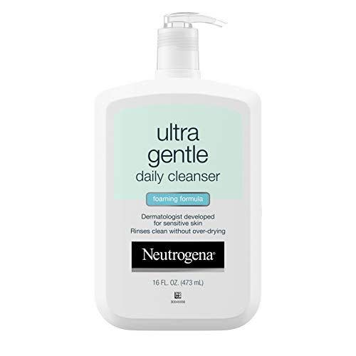 16) Neutrogena Ultra Gentle Daily Facial Cleanser