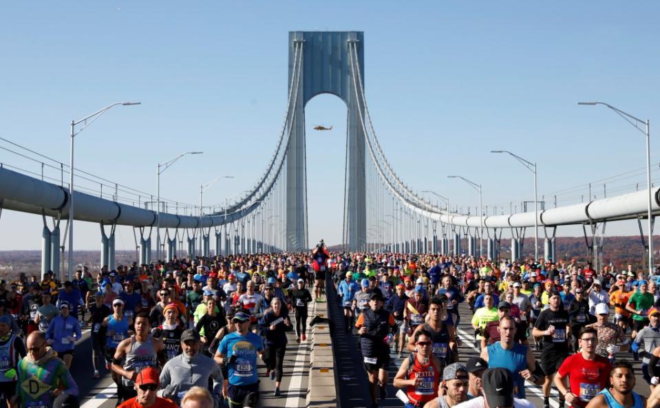The MTA is demanding New York City Marathon organizers cough up roughly $750,000 a year to make up for toll revenue lost from shuttering Staten Island’s Verrazzano-Narrows Bridge. REUTERS