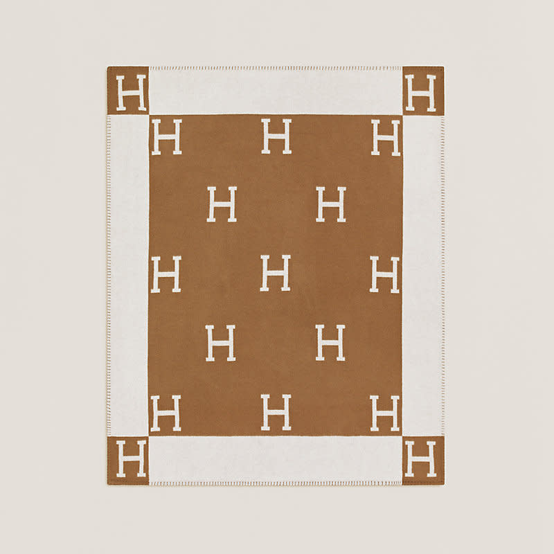 <p><a href="https://www.hermes.com/us/en/product/avalon-throw-blanket-H102668Mv52/" rel="nofollow noopener" target="_blank" data-ylk="slk:Shop Now;elm:context_link;itc:0" class="link ">Shop Now</a></p><p>Avalon Throw Blanket</p><p>hermes.com</p><p>$1800.00</p>