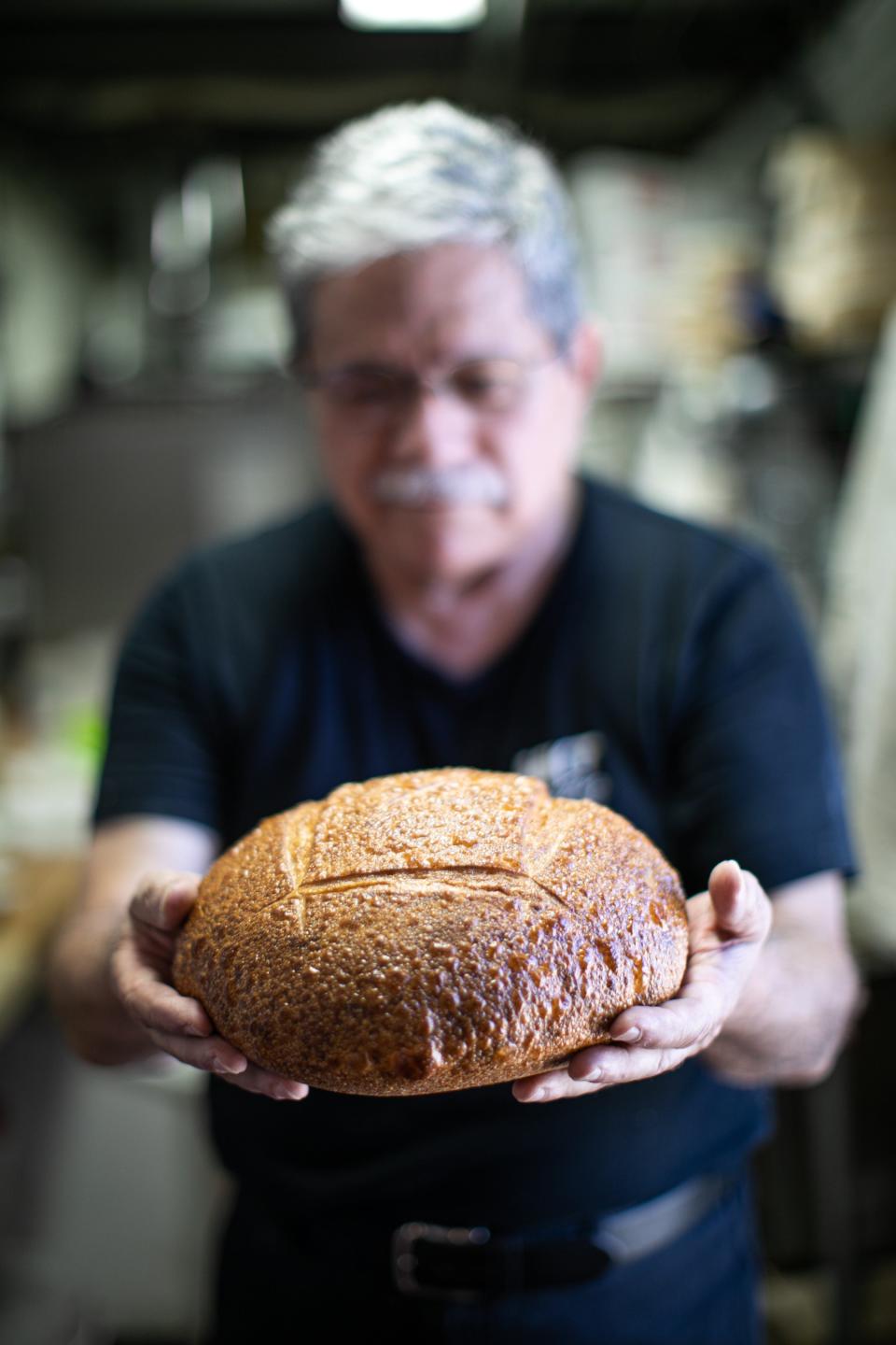 Rafael Morillo is the baker at MKT Eatery in Surf City.