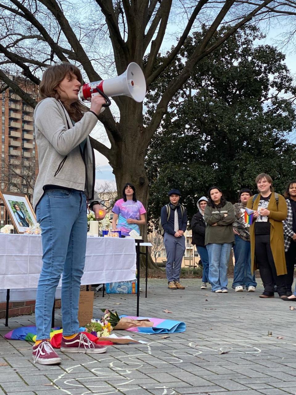 Nex Benedict murdered transgender nonbinary twospirit teen candlelight vigils across the country