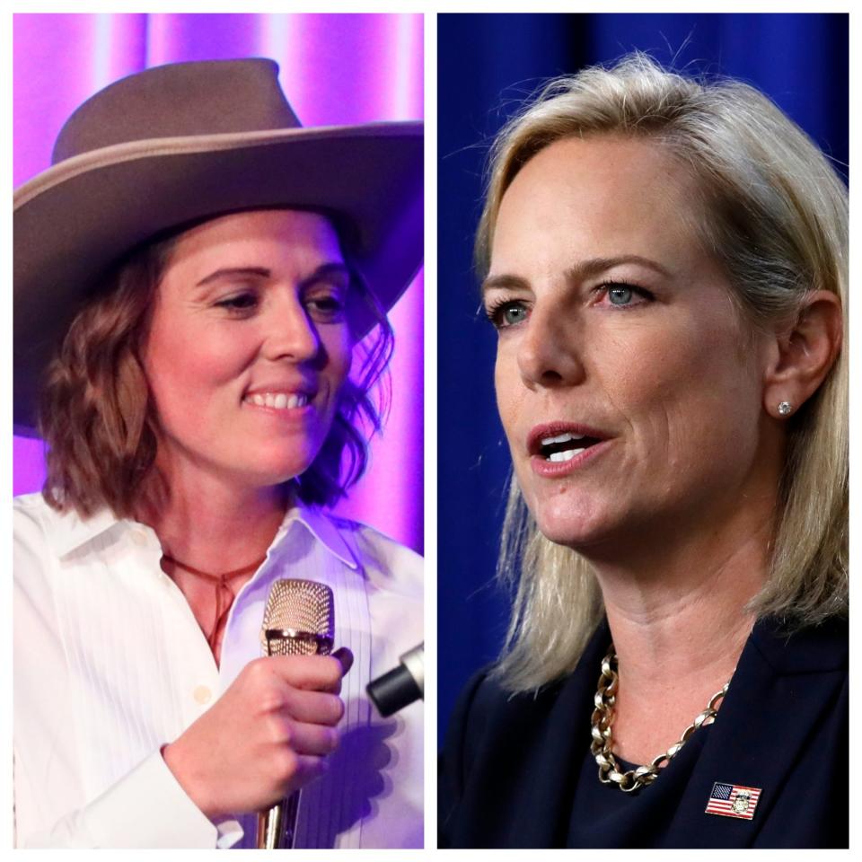 Brandi Carlile dropped out of the Fortune Most Powerful Women Summit over the involvement of President Trump's former Department of Homeland Security Secretary Kirstjen Nielsen.