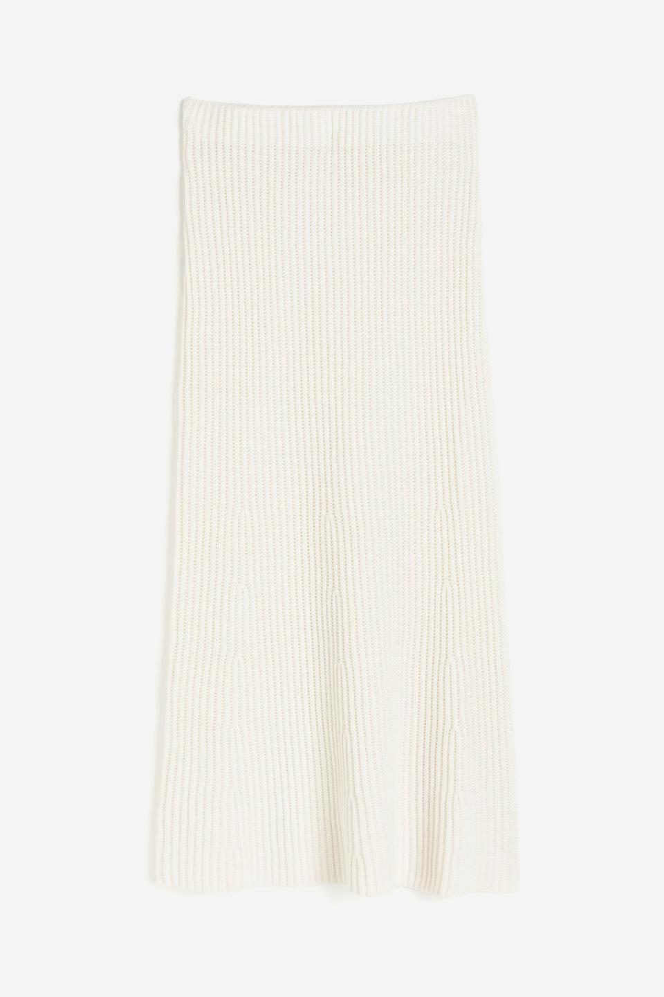 Rib-knit Skirt [Photo via H&M] 