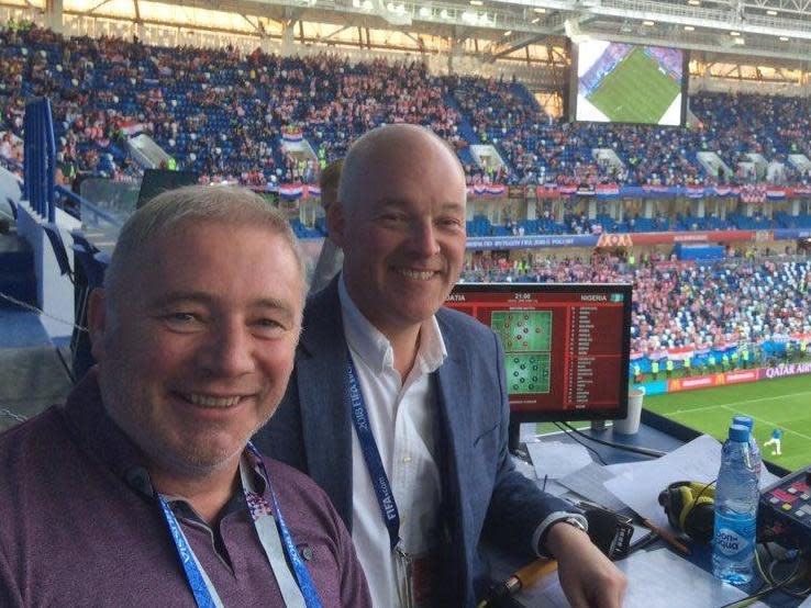 Jon Champion and Ally McCoist will team up once again: JonChampionJC